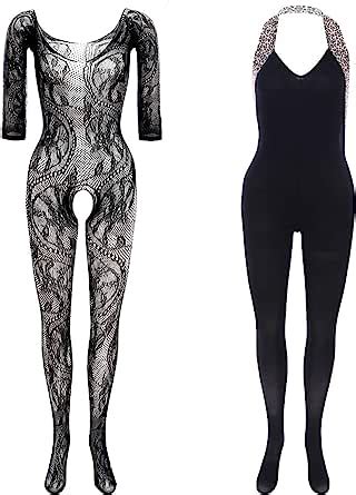 crotchless fishnet bodystocking